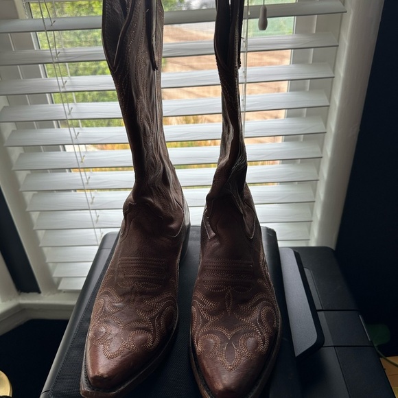Ariat Women's Rich Brown Cowboy Boots size 10 - Picture 2 of 11